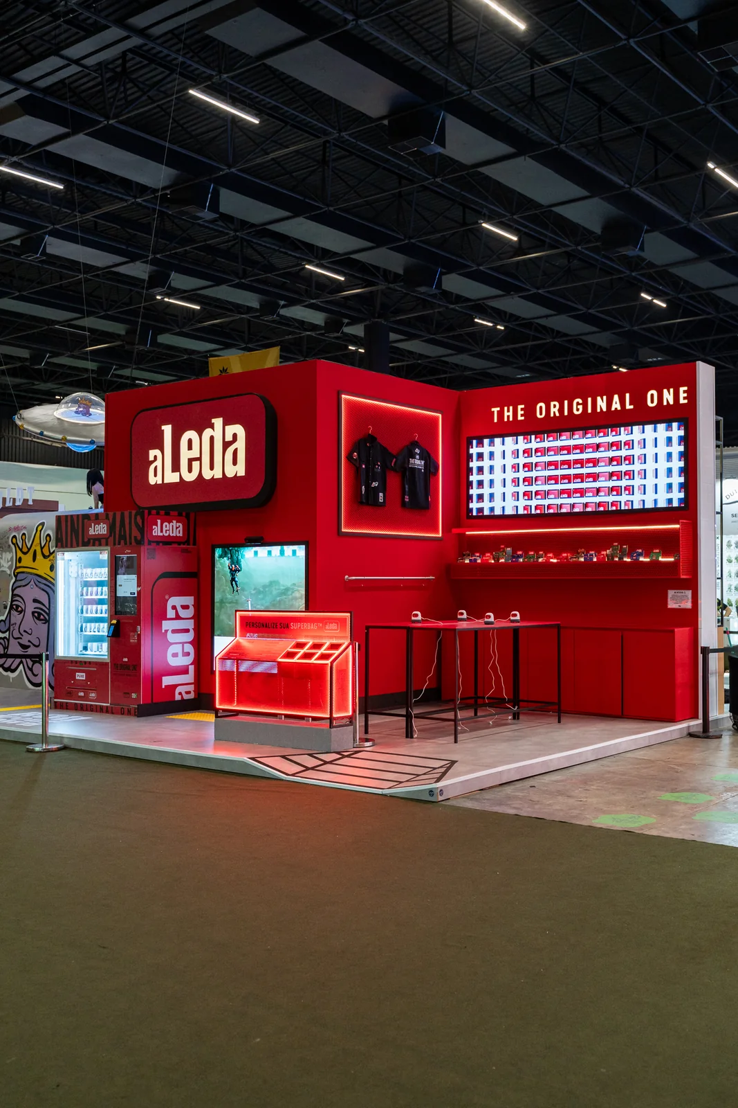 Estande da aLeda na Expocannabis 2025