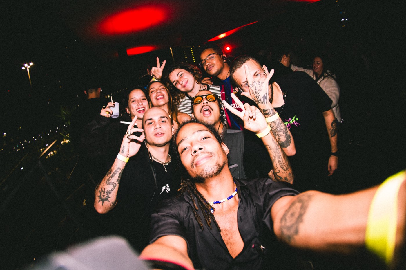 Galera na festa aLeda 18 anos
