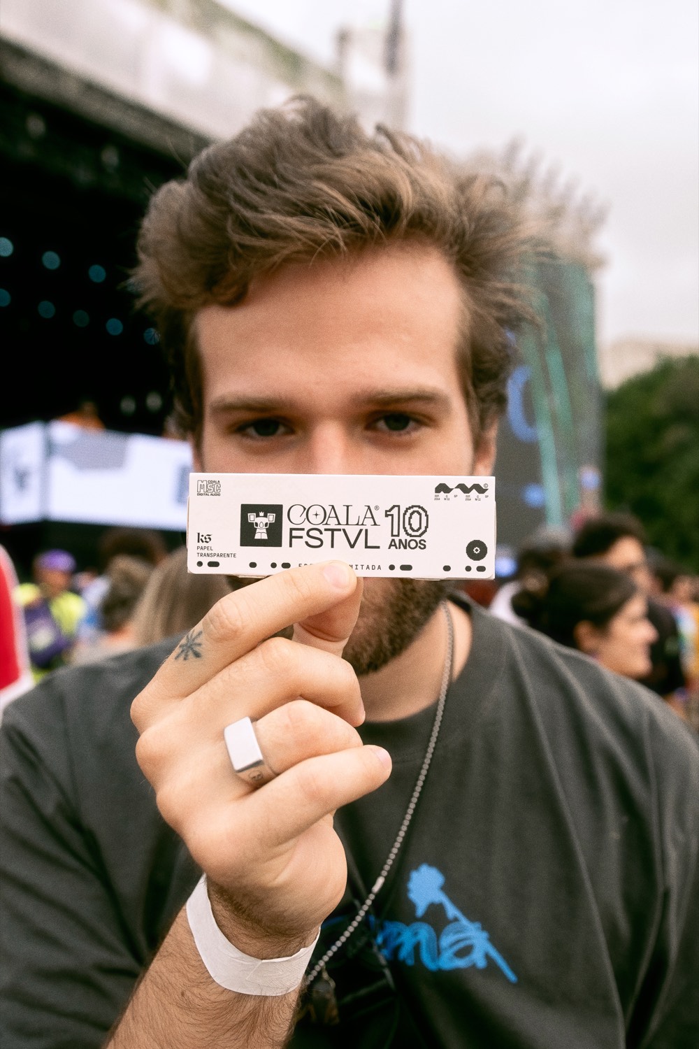 aLeda na ativação do Coala Festival