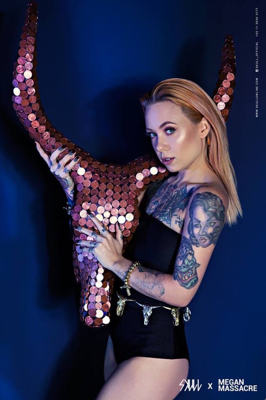 Campanha da collab com Megan Massacre