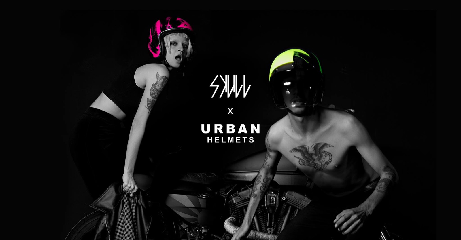 Capacete da collab SKULL x Urban Helmets